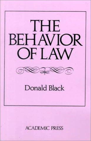 The Behavior of Law