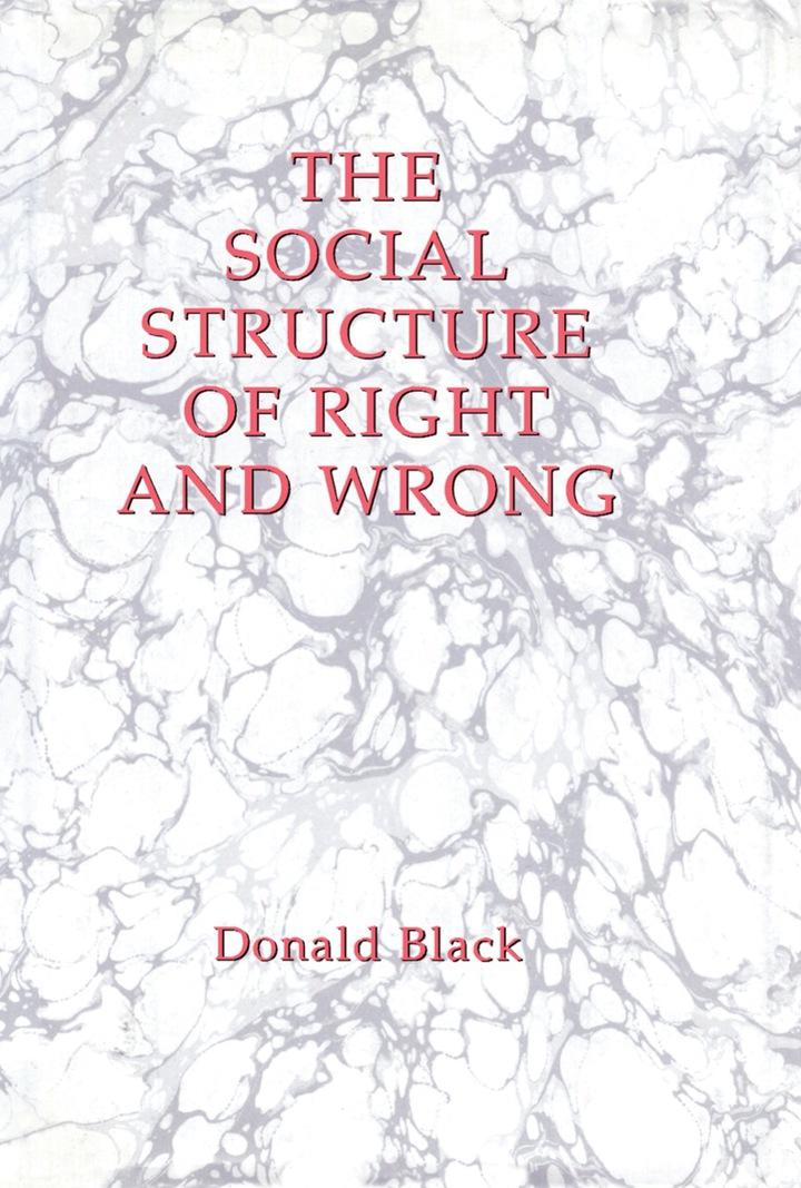 The Social Structure of Right and Wrong