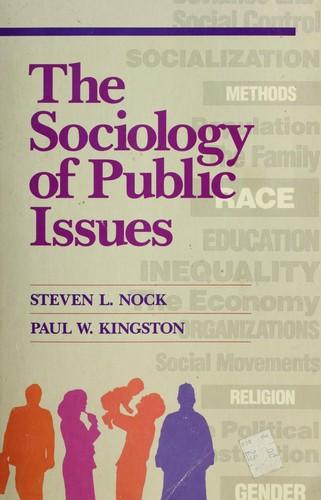 The Sociology of Public Issues